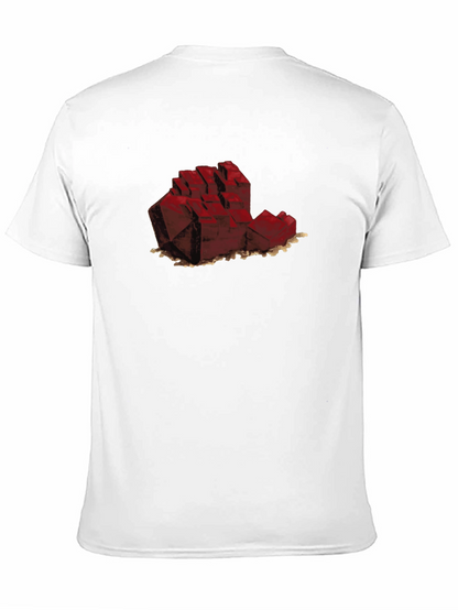 Red Crystal Geometric Tee