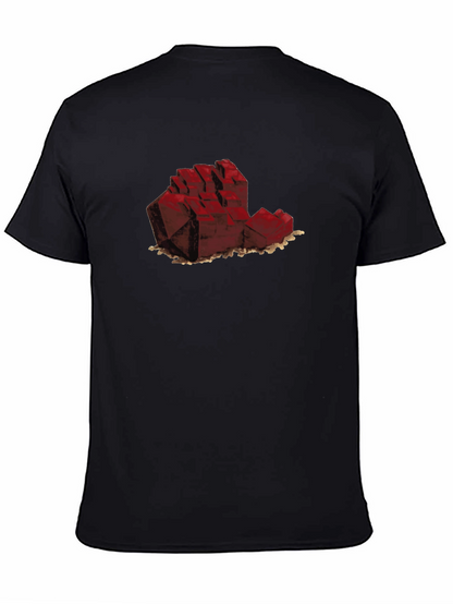 Red Crystal Geometric Tee
