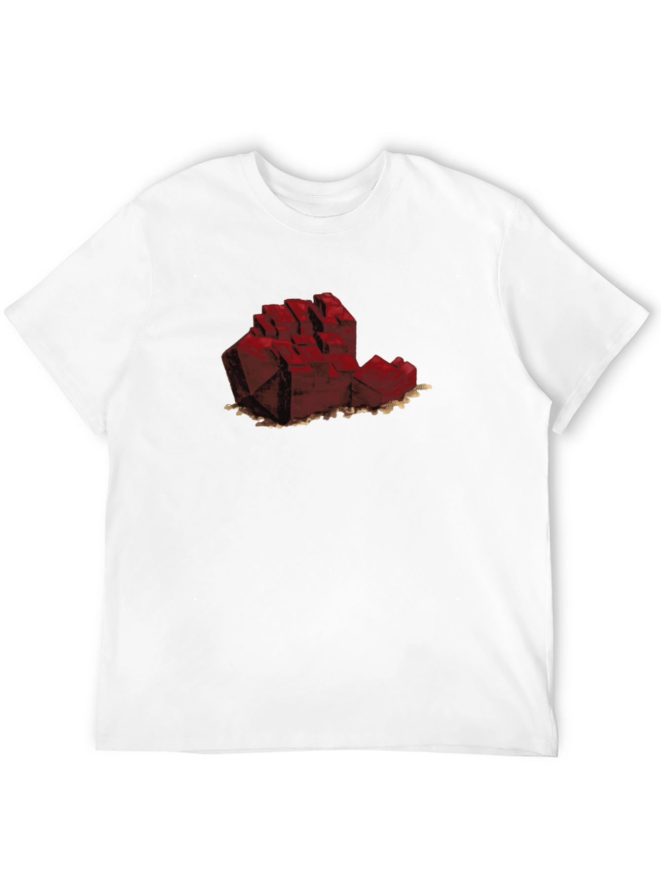 Red Crystal Geometric Tee
