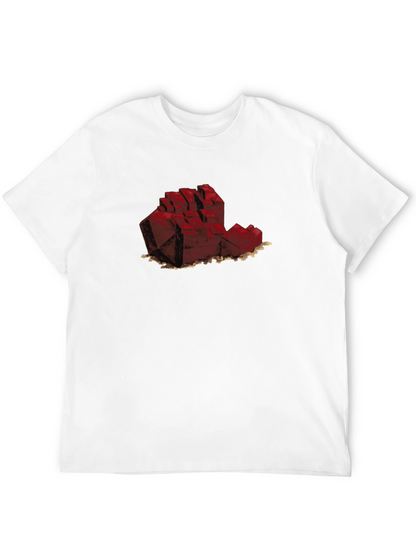 Red Crystal Geometric Tee
