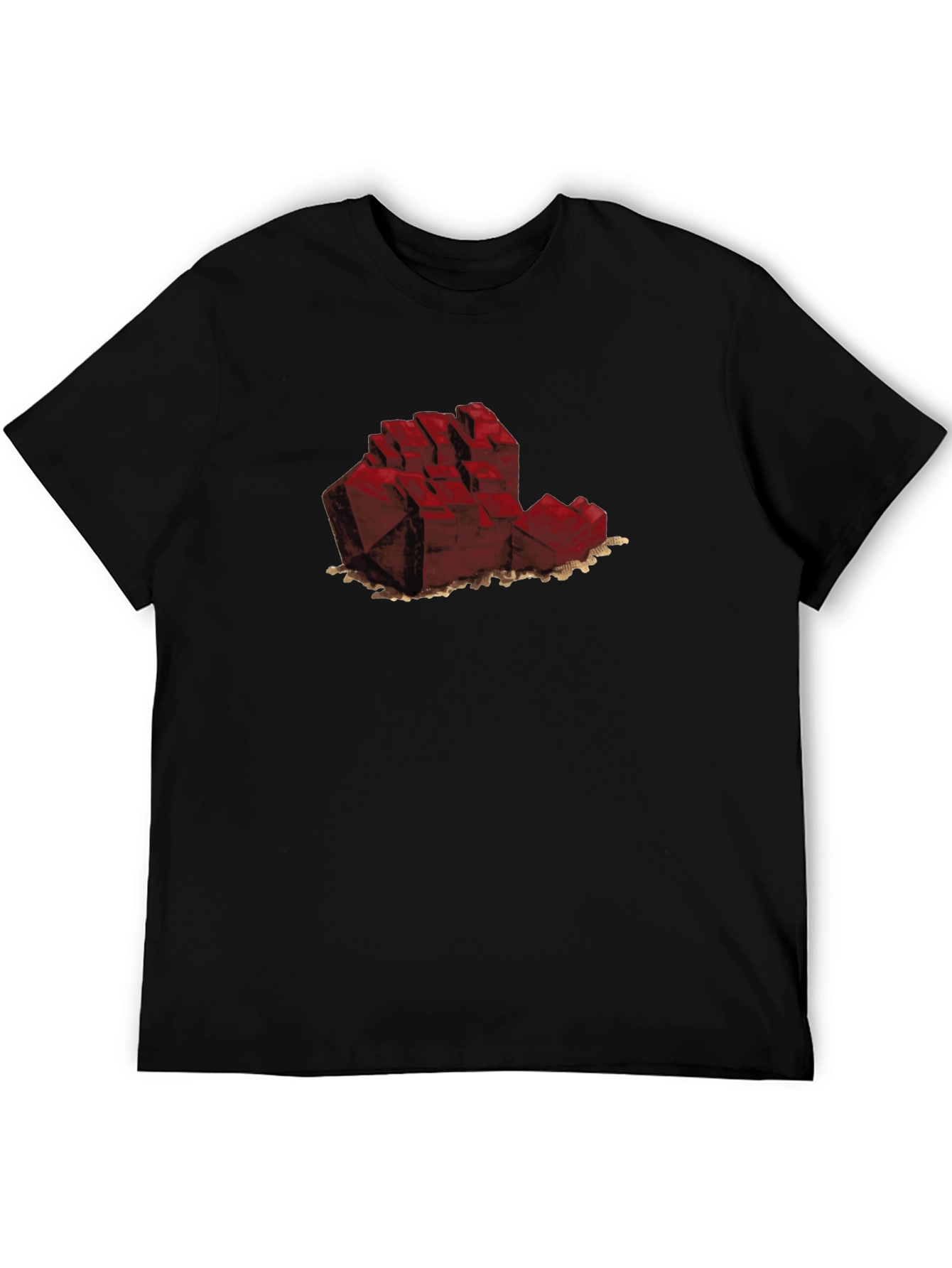 Red Crystal Geometric Tee