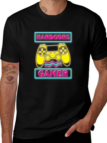 Hardcore Gamer Black T-Shirt