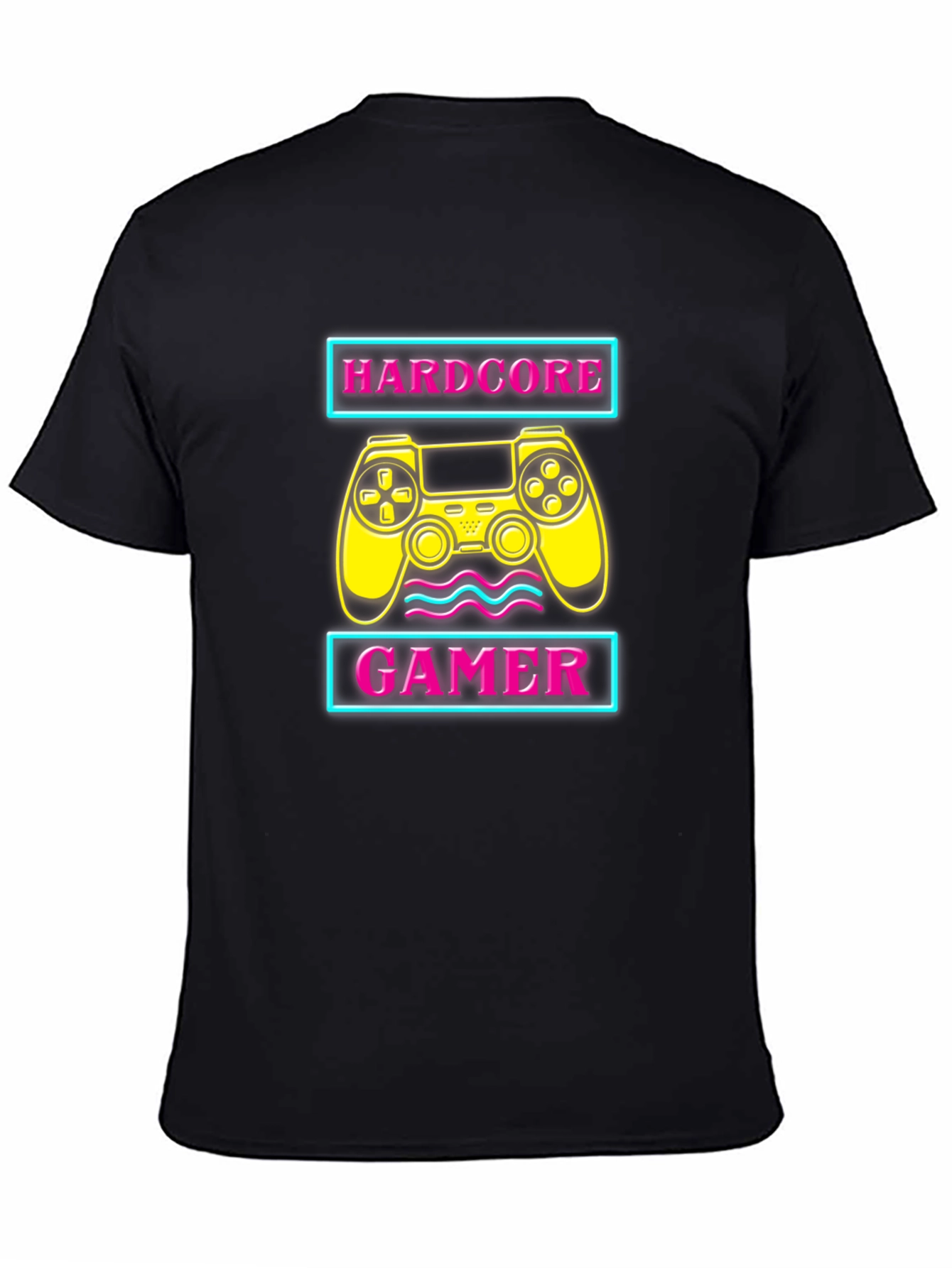 Hardcore Gamer Black T-Shirt