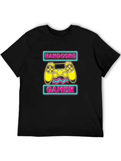 Hardcore Gamer Black T-Shirt