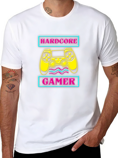 Hardcore Gamer Black T-Shirt