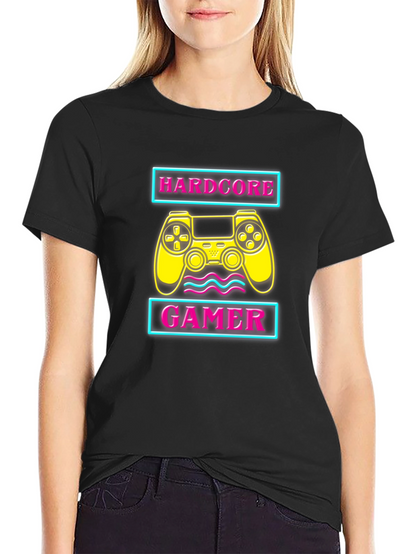 Hardcore Gamer Black T-Shirt
