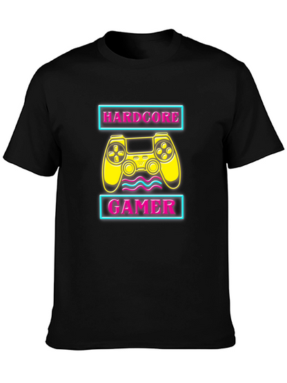 Hardcore Gamer Black T-Shirt