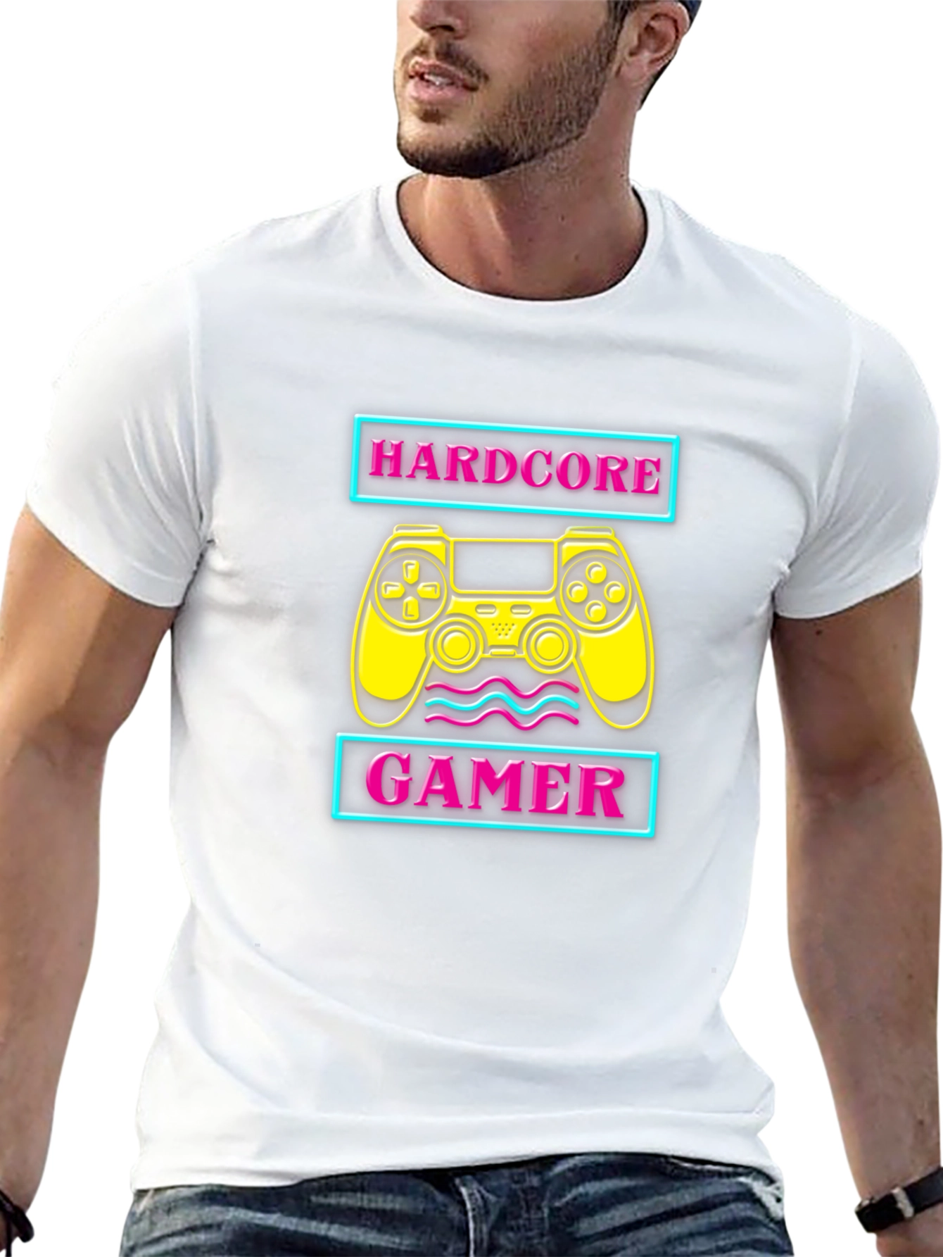 Hardcore Gamer Black T-Shirt