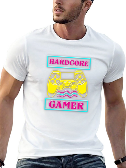 Hardcore Gamer Black T-Shirt