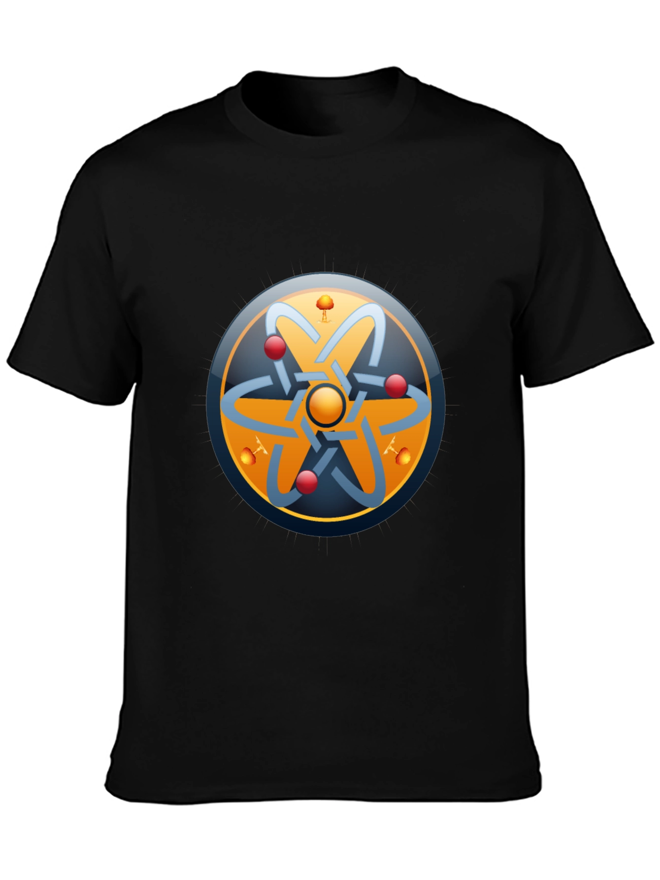 Atom Design Black T-Shirt