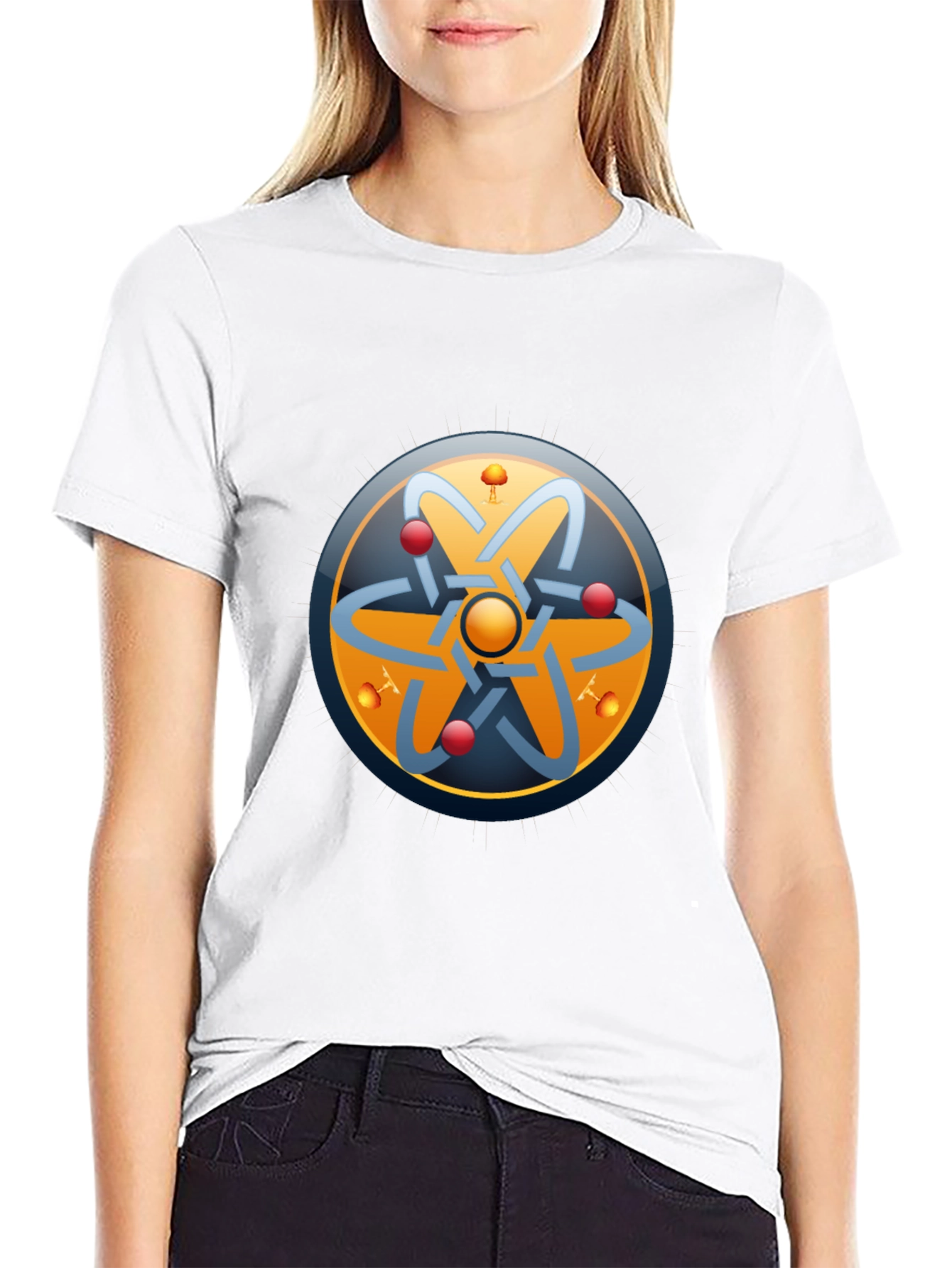 Atom Design Black T-Shirt