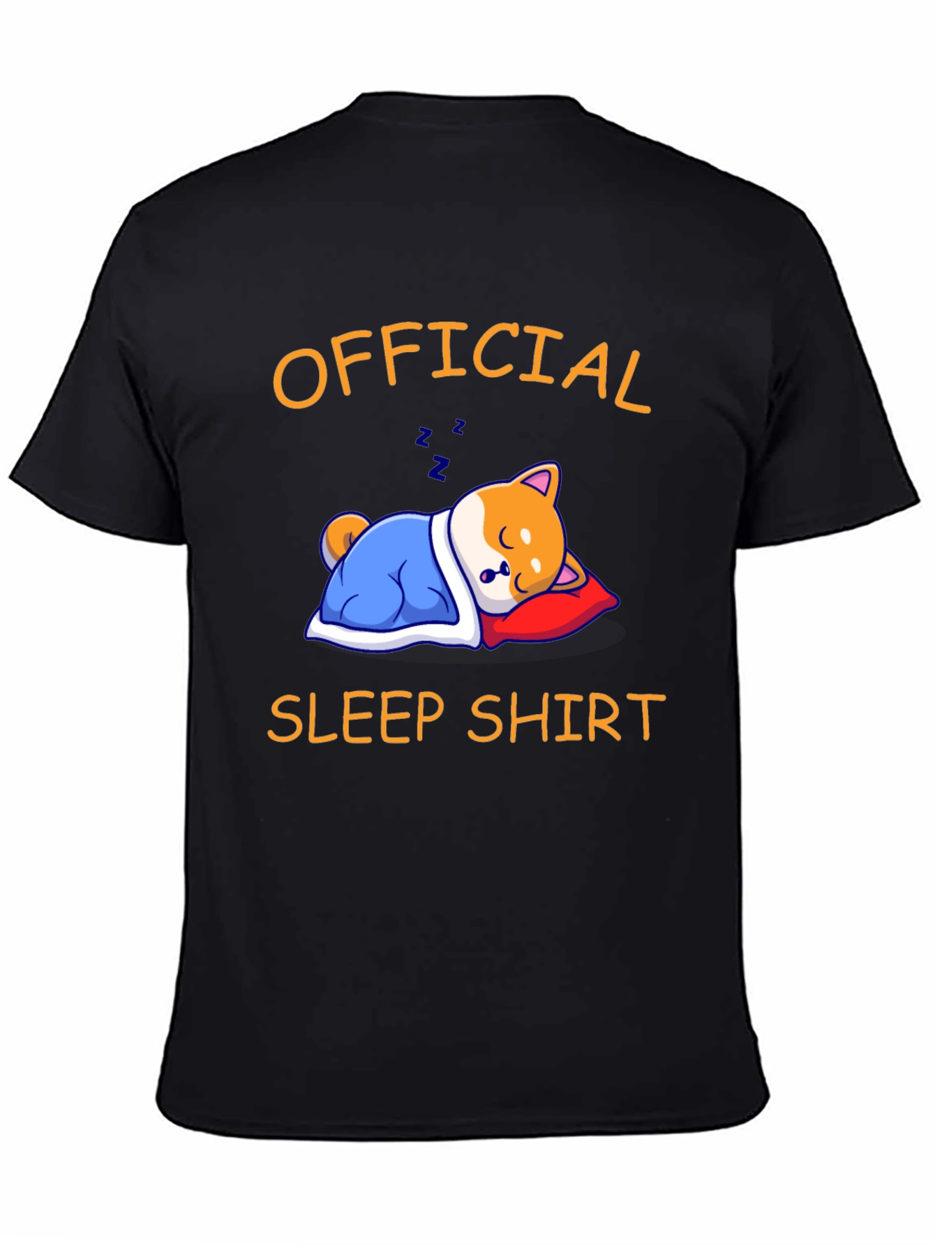 Official Sleep Shirt - Shiba Inu Sleeping Graphic Tee