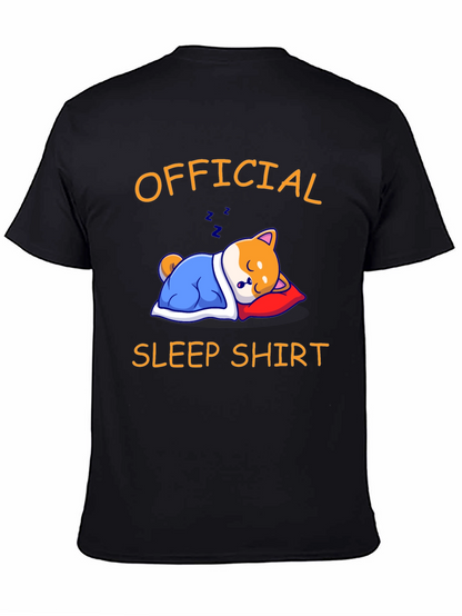 Official Sleep Shirt - Shiba Inu Sleeping Graphic Tee