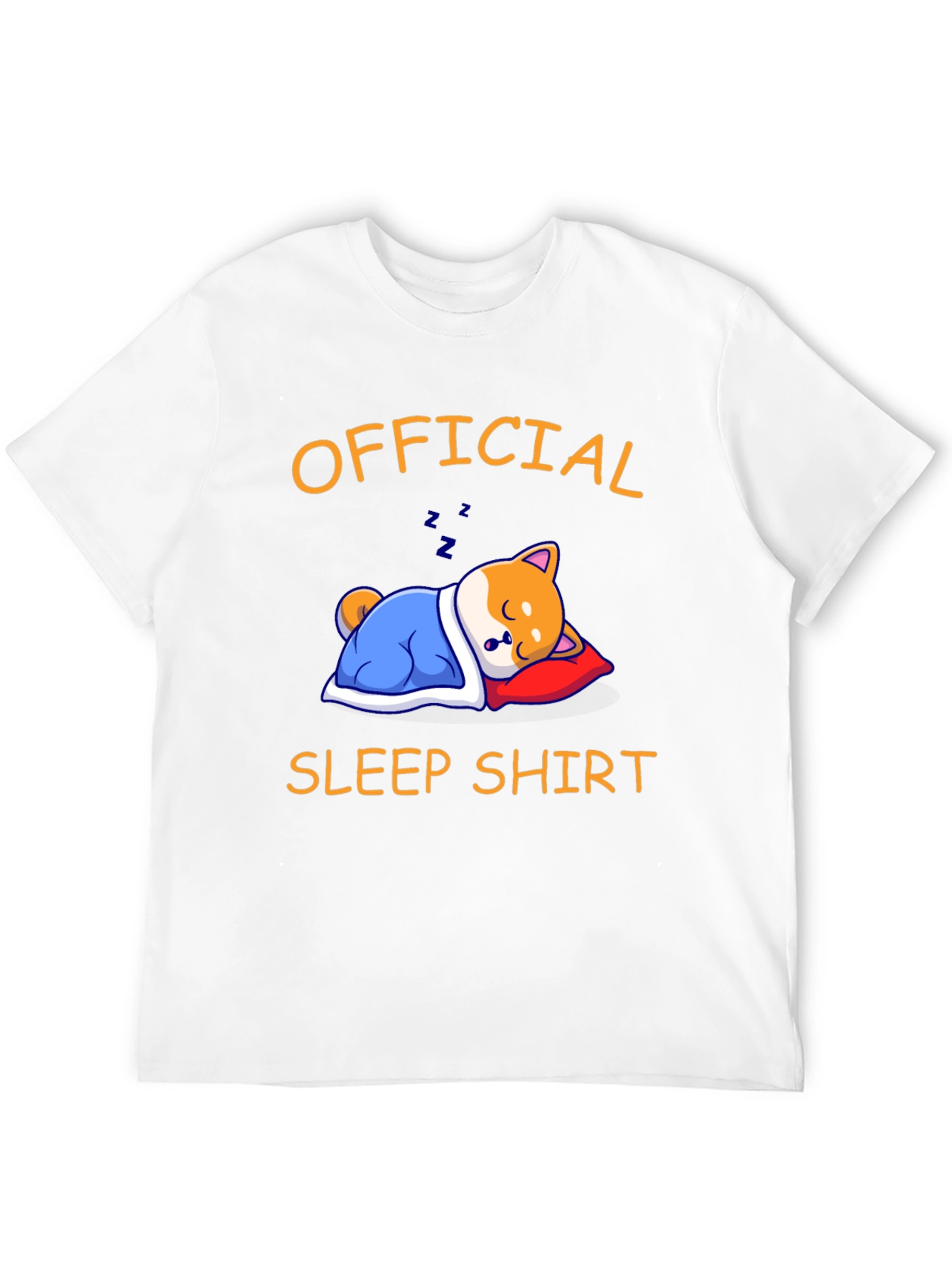 Official Sleep Shirt - Shiba Inu Sleeping Graphic Tee