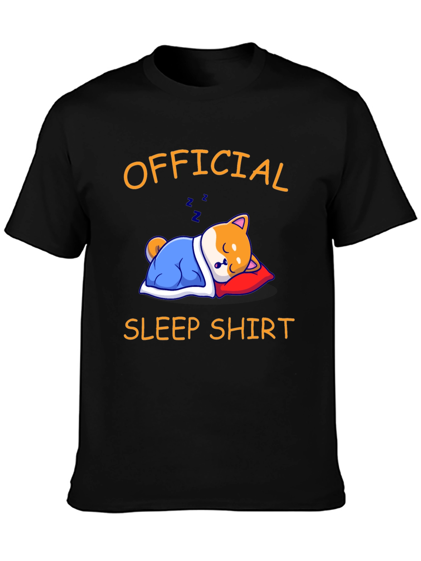 Official Sleep Shirt - Shiba Inu Sleeping Graphic Tee