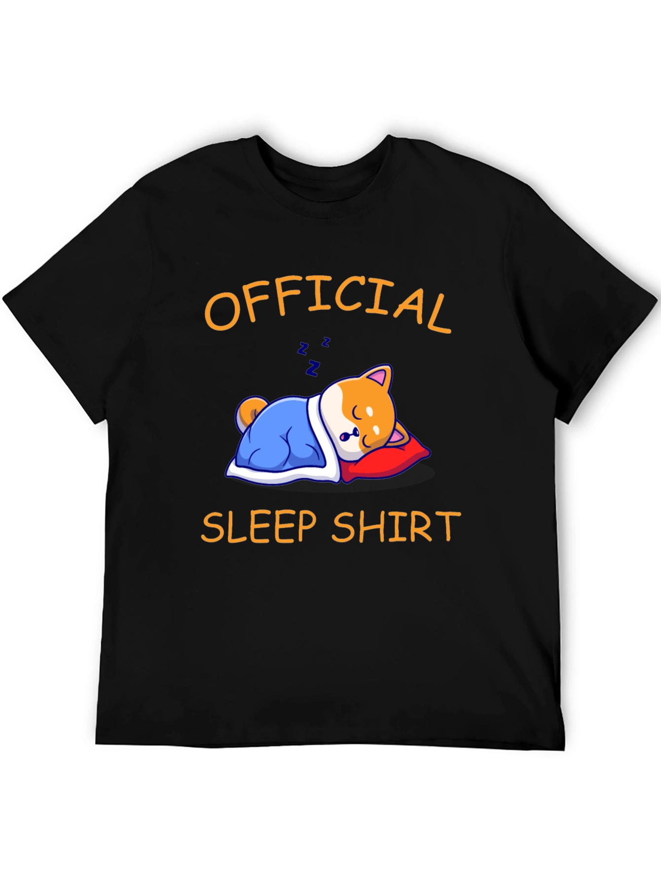 Official Sleep Shirt - Shiba Inu Sleeping Graphic Tee