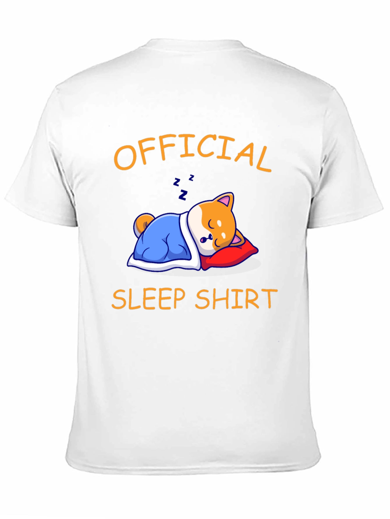 Official Sleep Shirt - Shiba Inu Sleeping Graphic Tee
