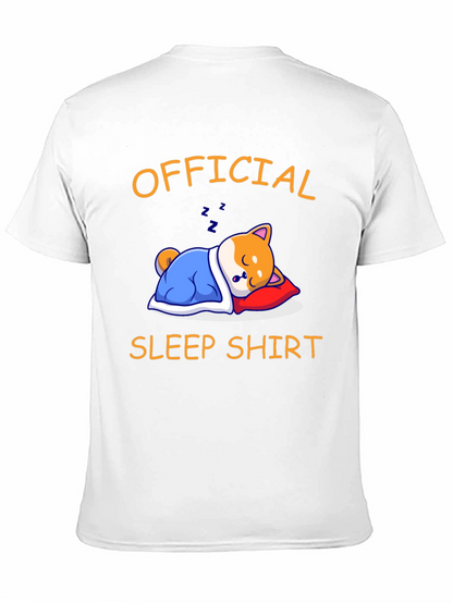 Official Sleep Shirt - Shiba Inu Sleeping Graphic Tee