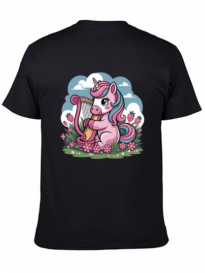 Unicorn Harp Graphic Tee