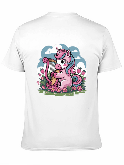 Unicorn Harp Graphic Tee
