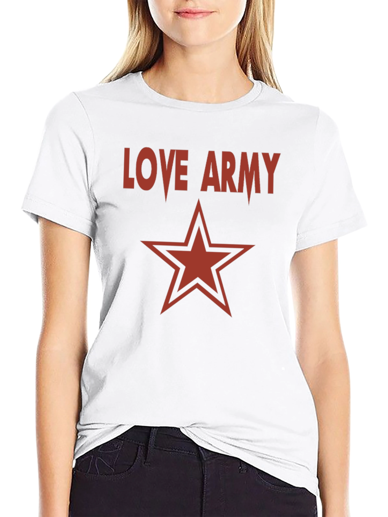Love Army Star Graphic Tee