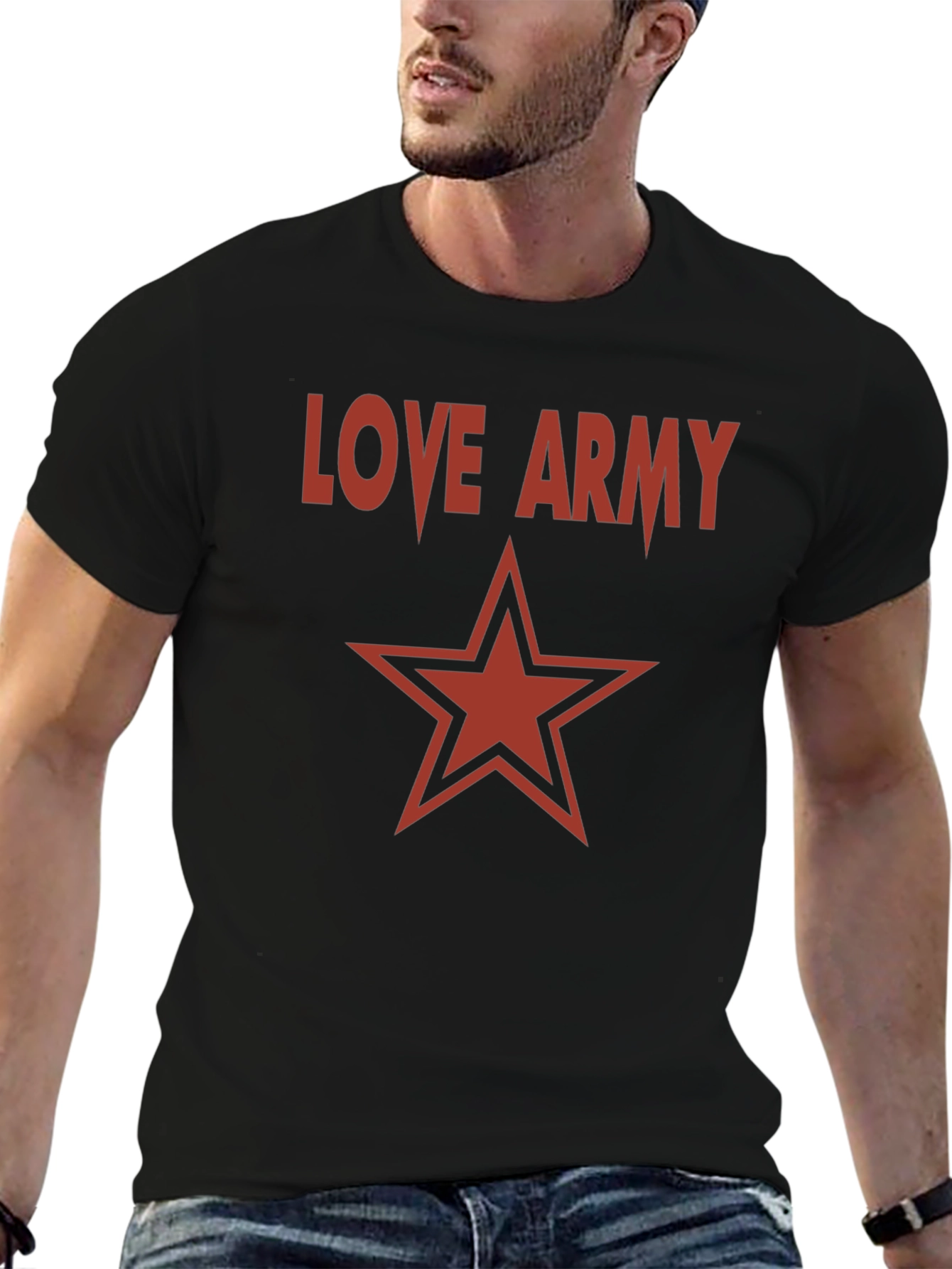 Love Army Star Graphic Tee