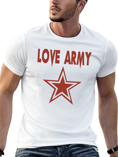 Love Army Star Graphic Tee