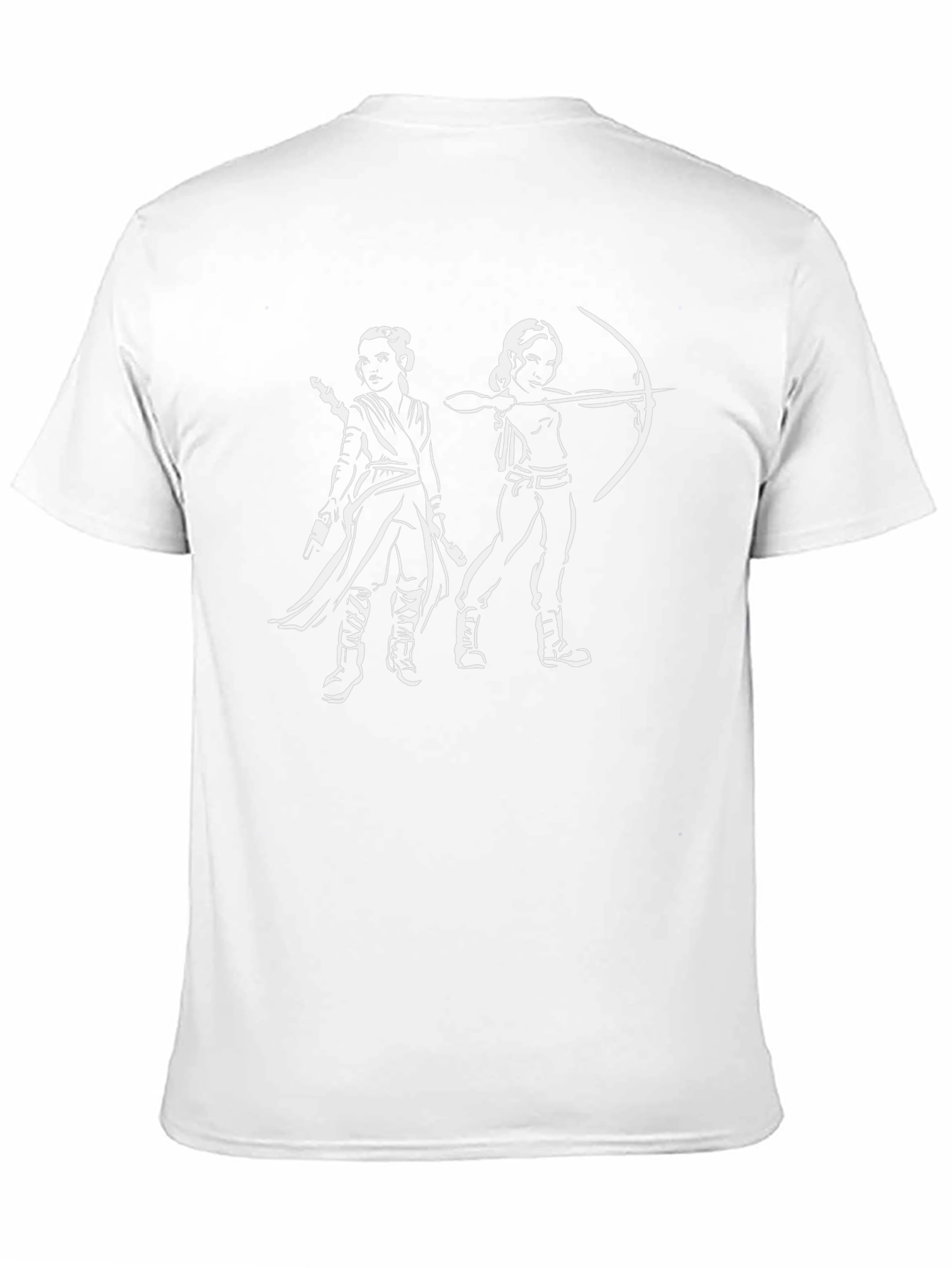 Graphic Tee: Archer & Warrior Silhouette