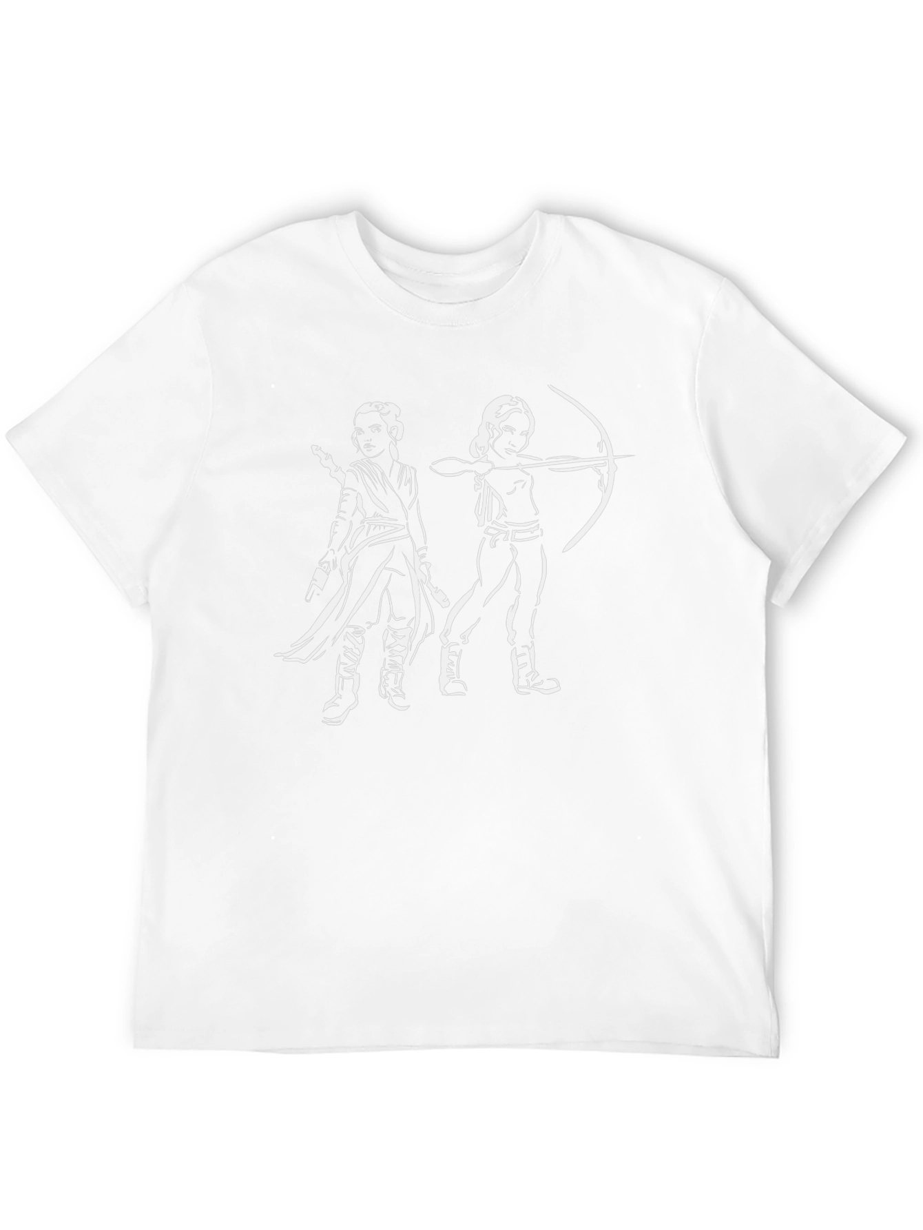 Graphic Tee: Archer & Warrior Silhouette