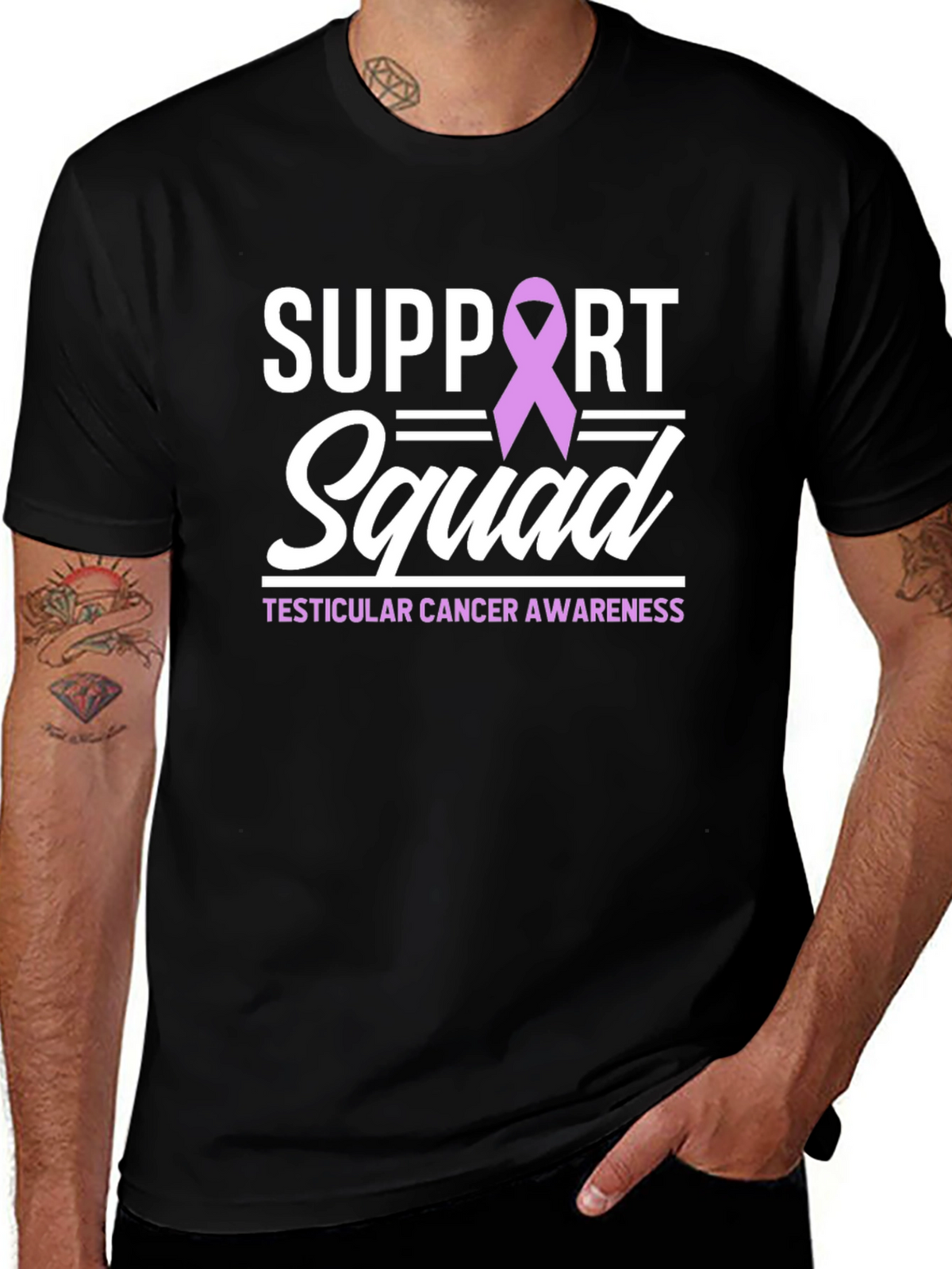 Support Squad Cancer Awareness T-Shirt