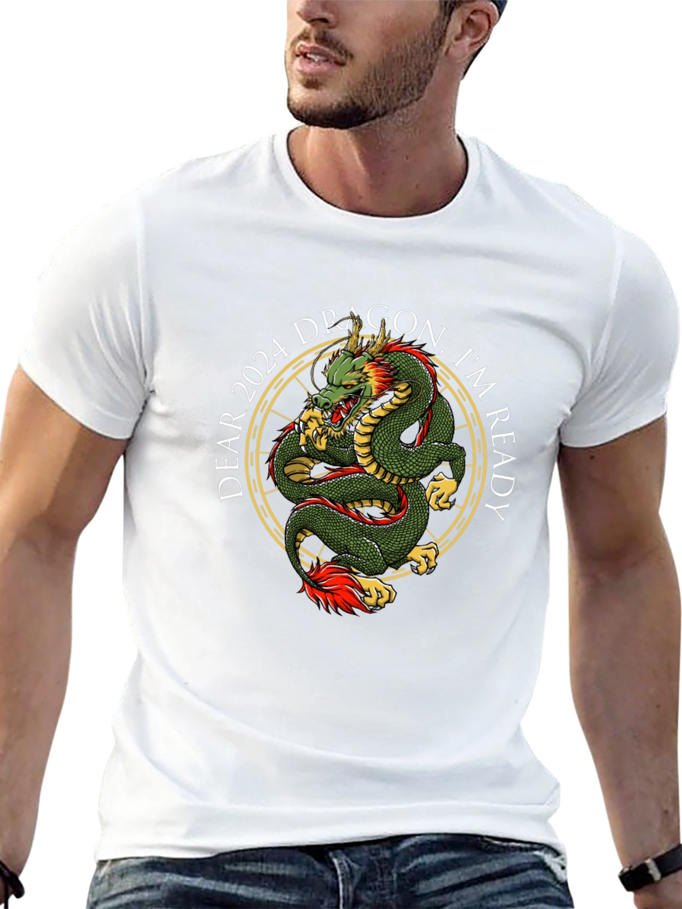 Year of The Dragon 2024 Black T-Shirt