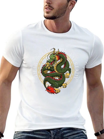 Year of The Dragon 2024 Black T-Shirt