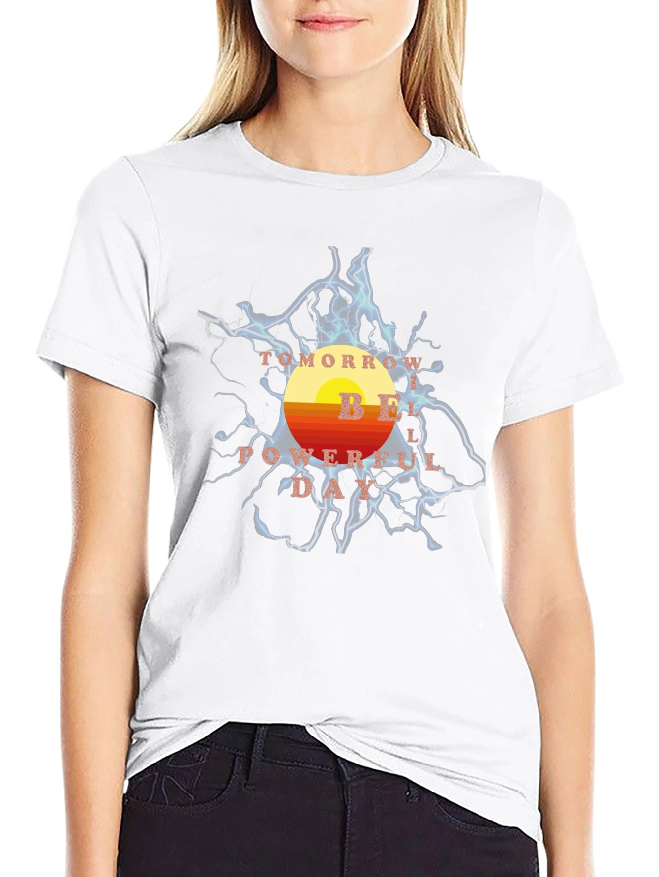 Powerful Day T-Shirt - Retro Graphic Tee