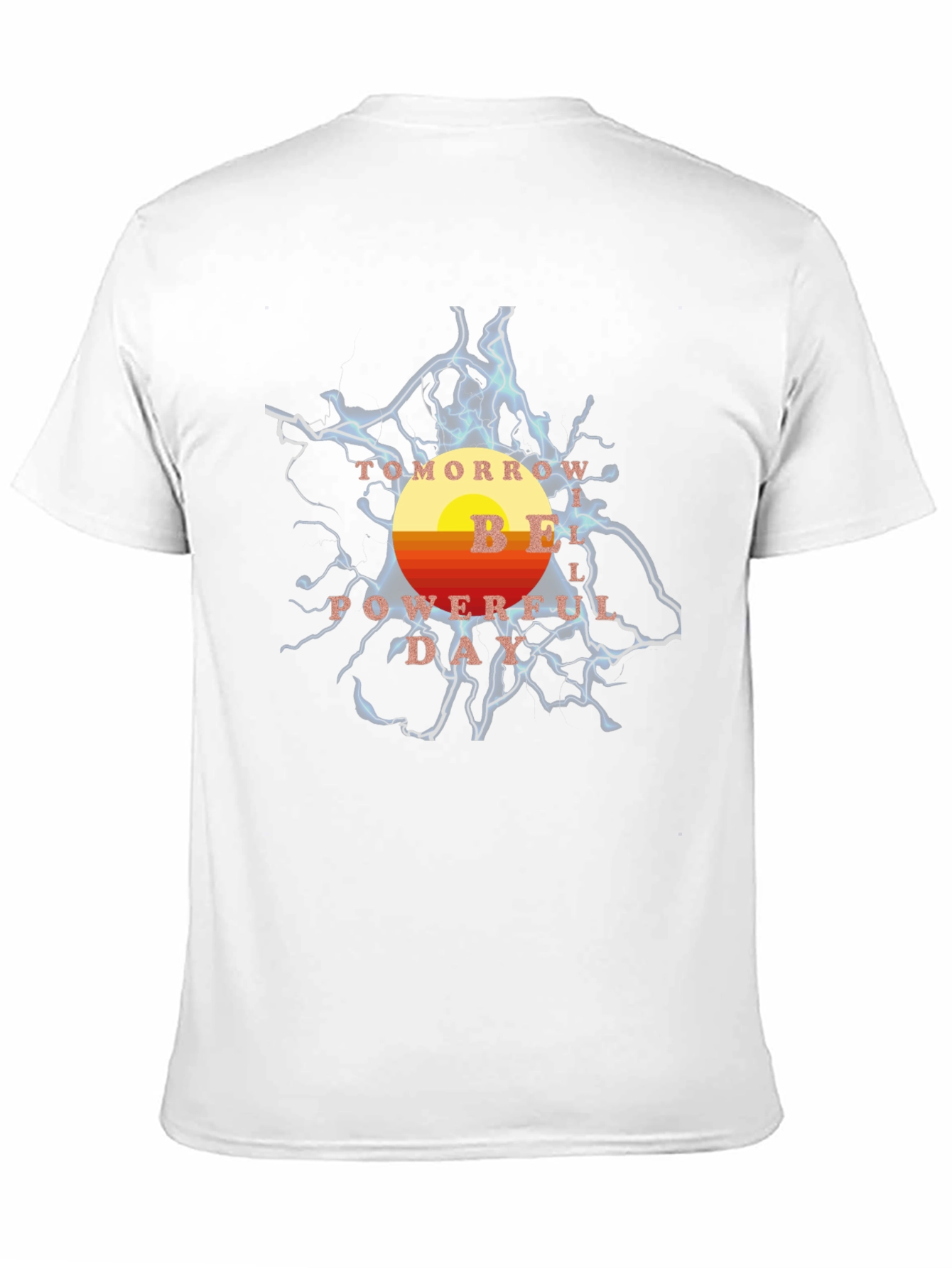Powerful Day T-Shirt - Retro Graphic Tee