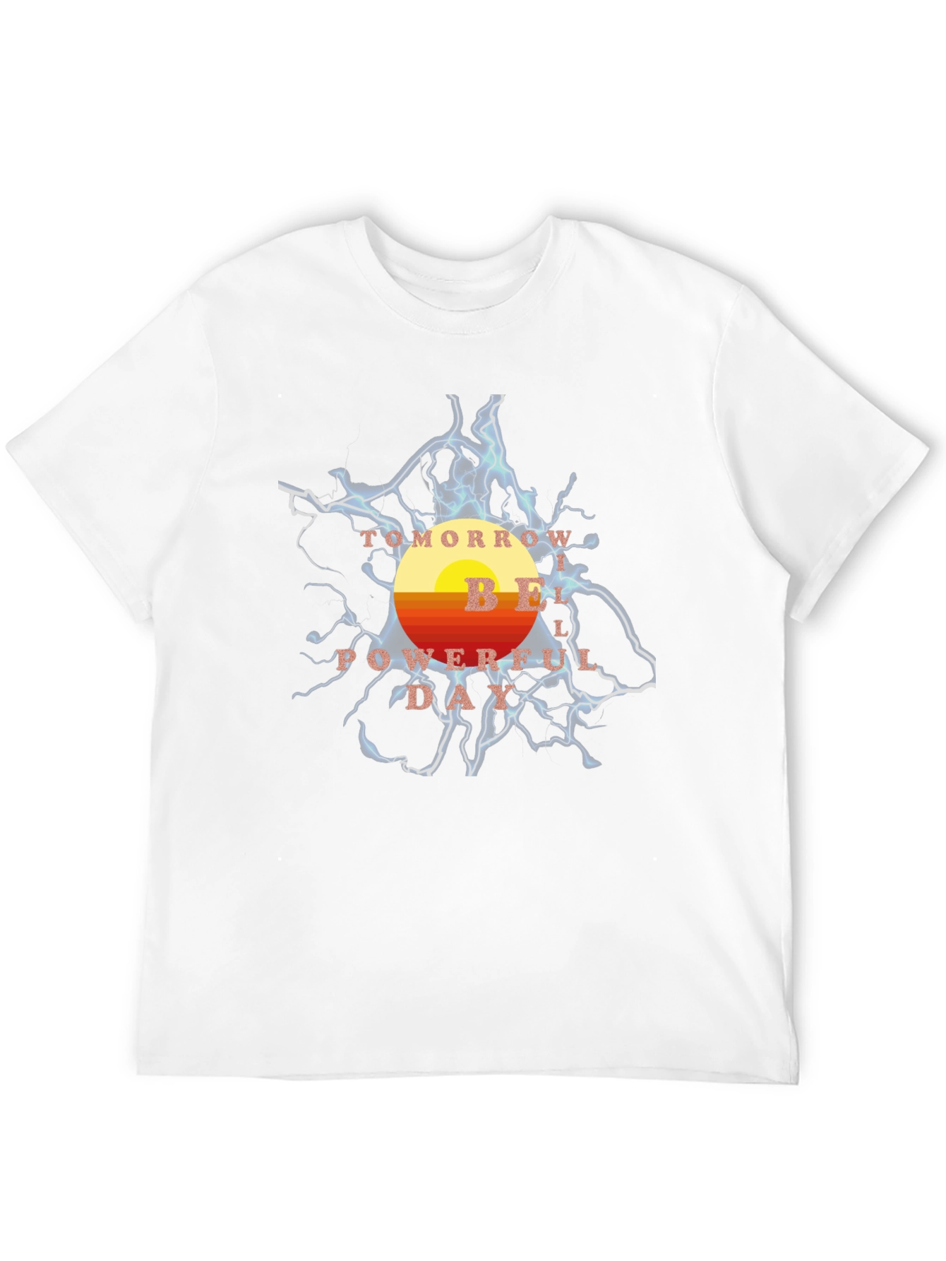 Powerful Day T-Shirt - Retro Graphic Tee