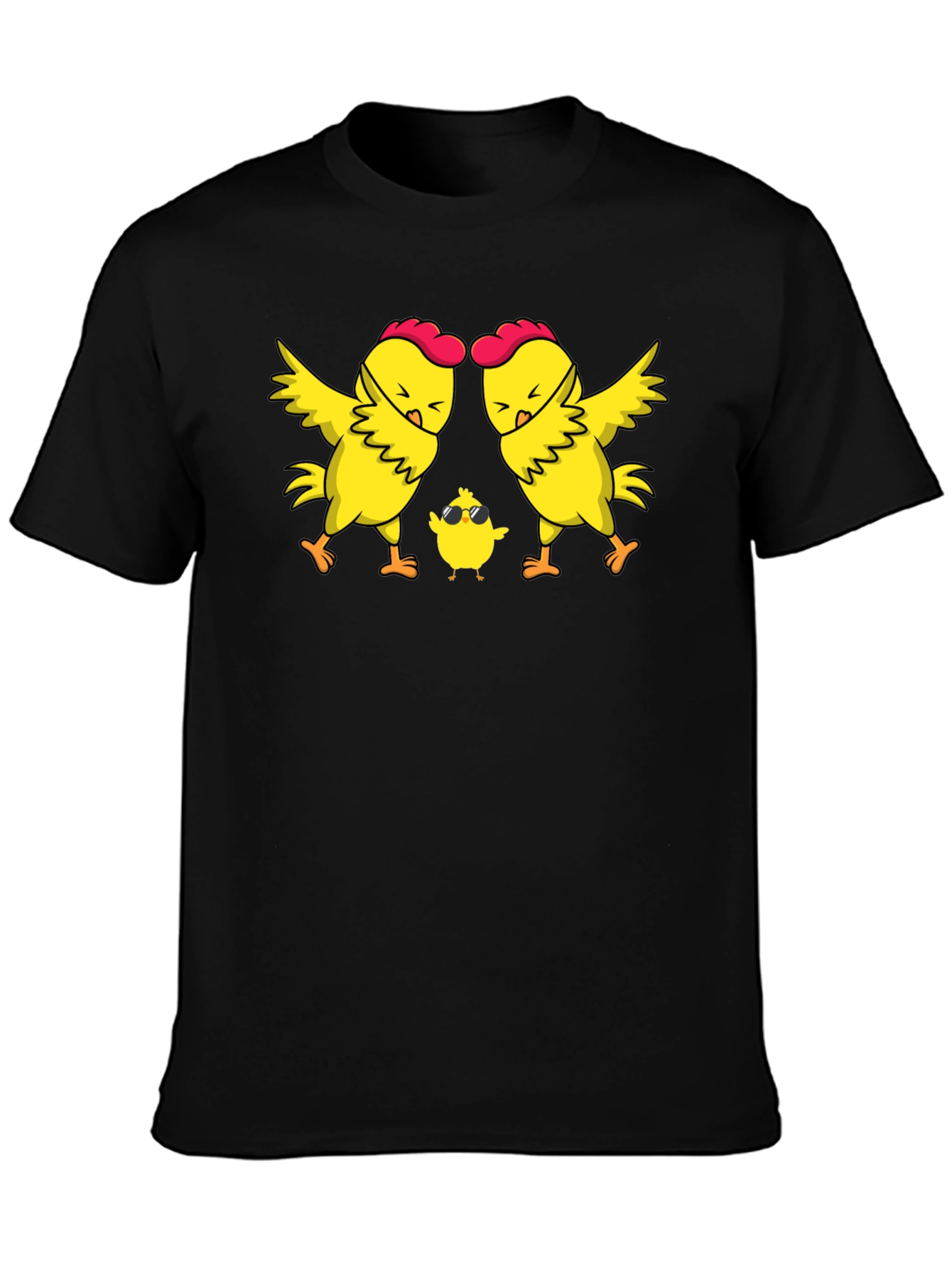 Cool Chicken Family T-Shirt - Dad Mom Chick