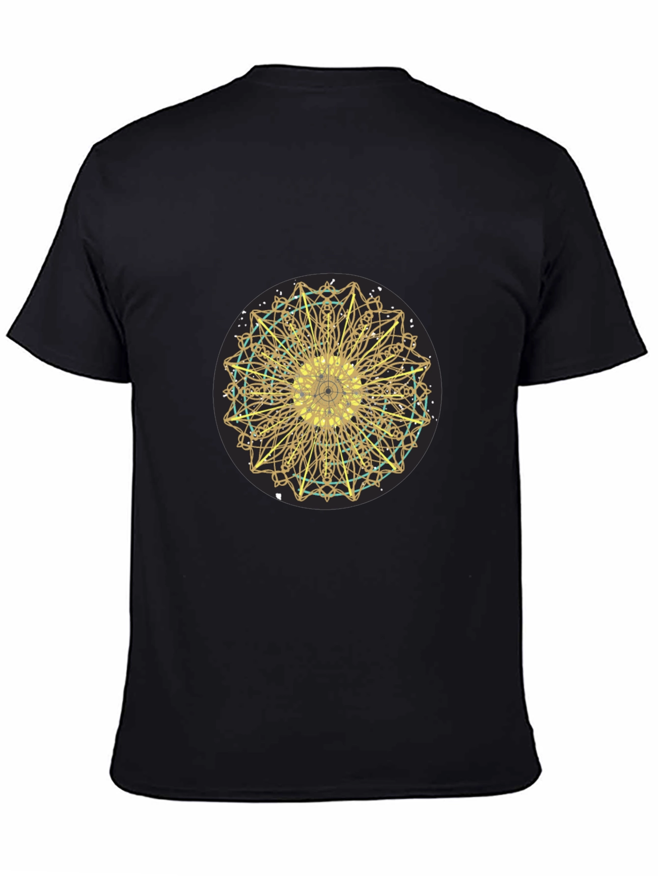Golden Mandala Graphic Tee - Stylish Comfort