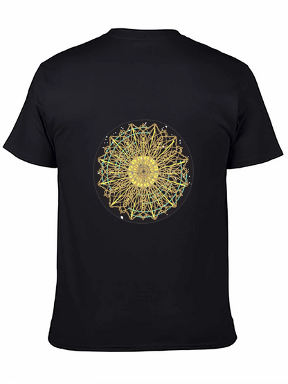 Golden Mandala Graphic Tee - Stylish Comfort