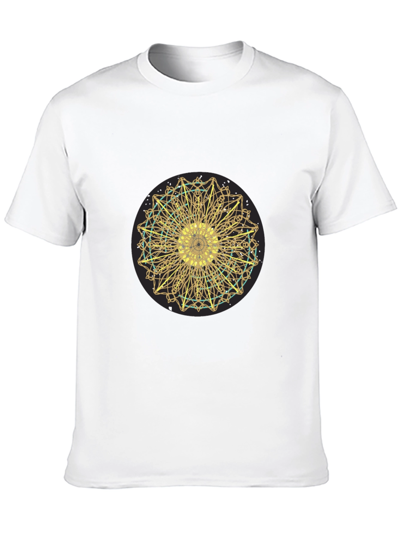 Golden Mandala Graphic Tee - Stylish Comfort