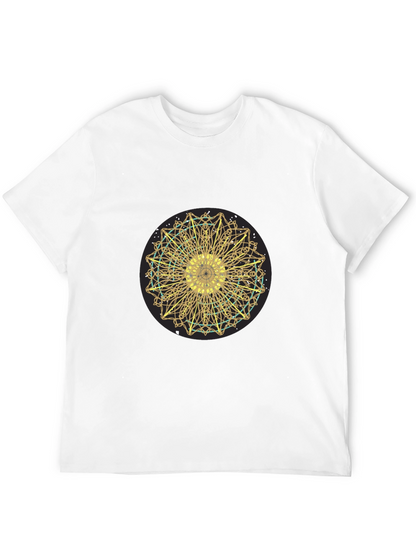 Golden Mandala Graphic Tee - Stylish Comfort