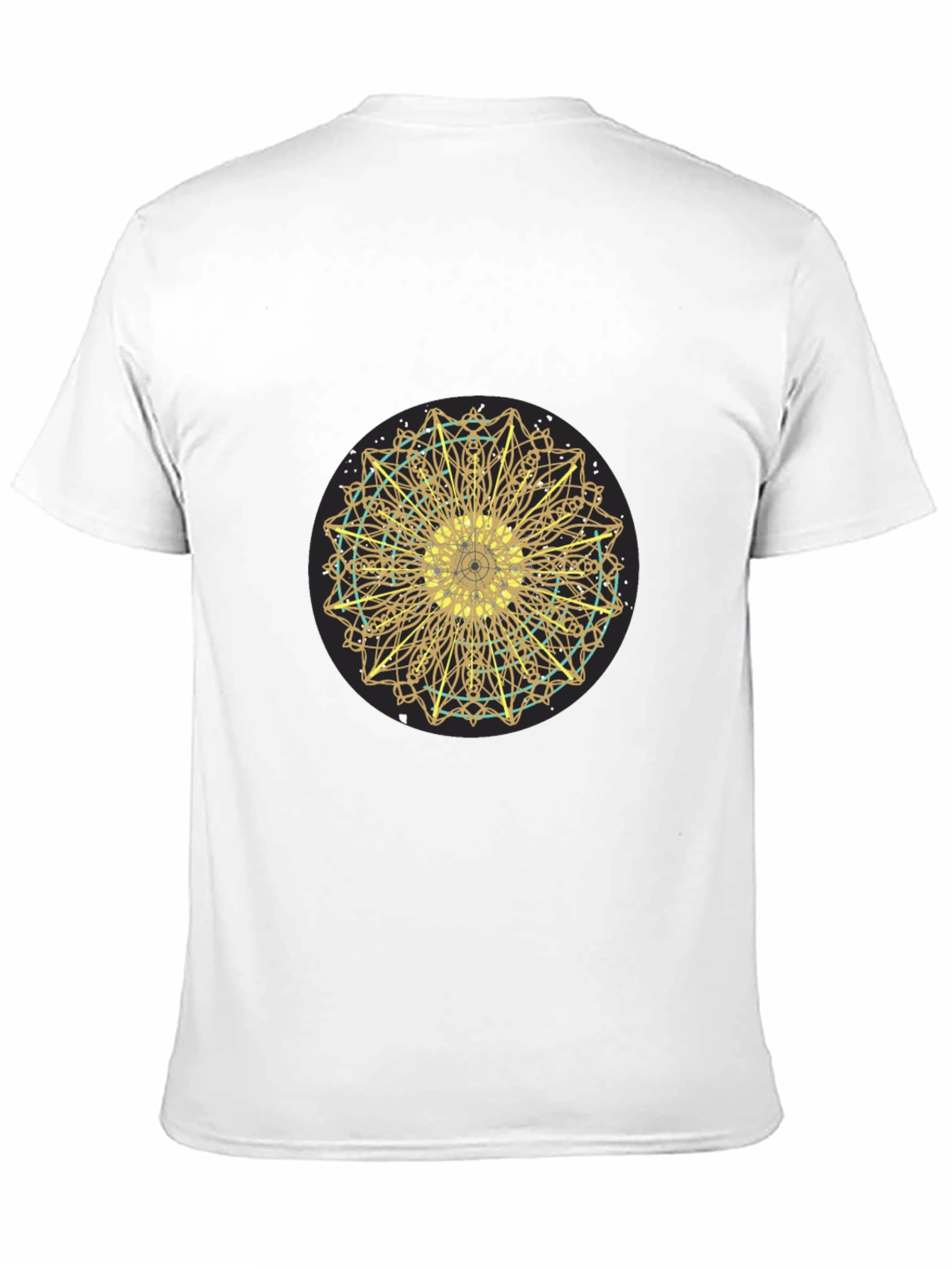 Golden Mandala Graphic Tee - Stylish Comfort