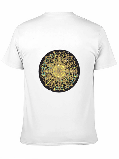 Golden Mandala Graphic Tee - Stylish Comfort