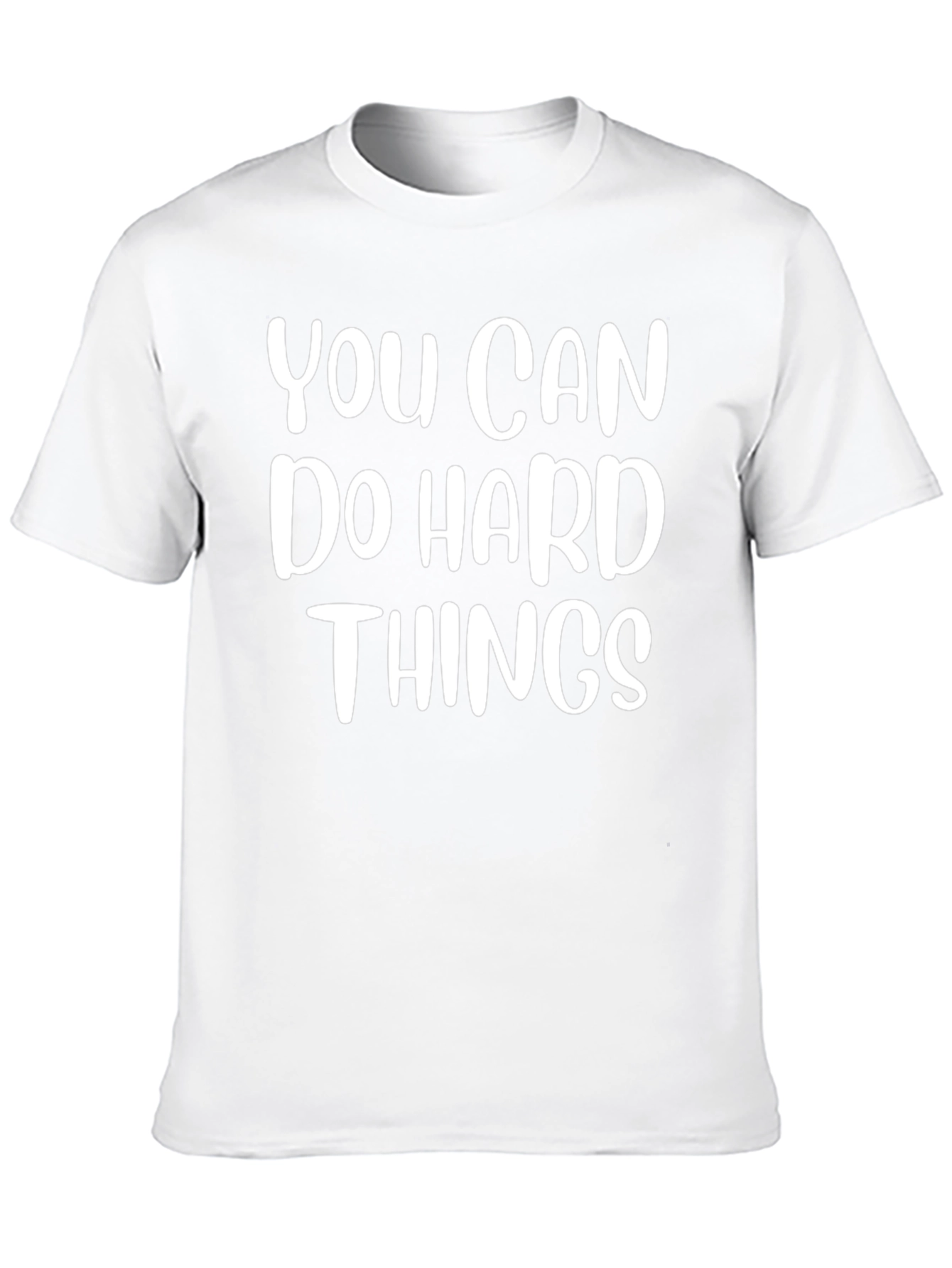 Inspirational You Can Do Hard Things Graphic Tee