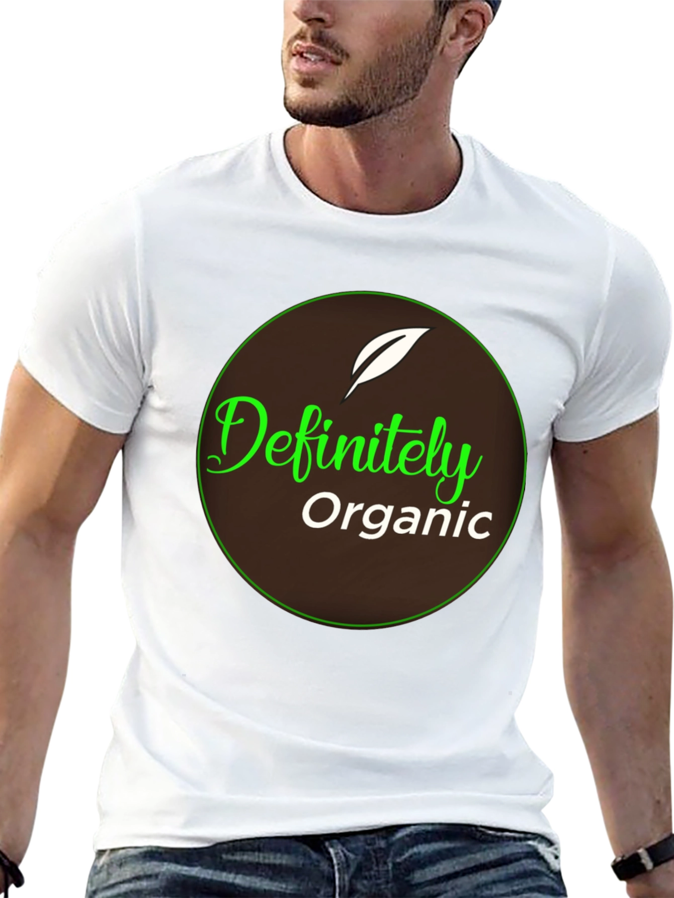 Definitely Organic Graphic Tee - Black