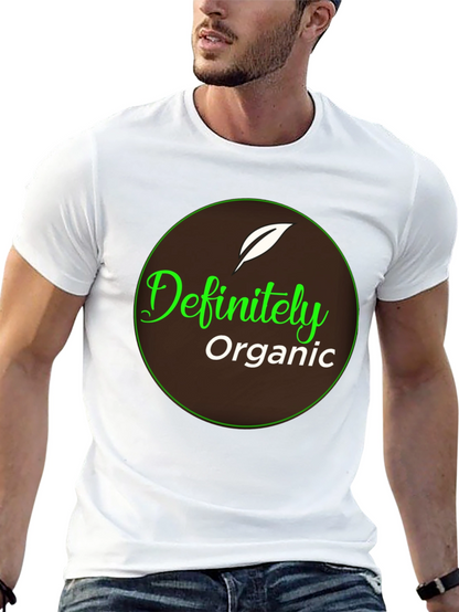 Definitely Organic Graphic Tee - Black