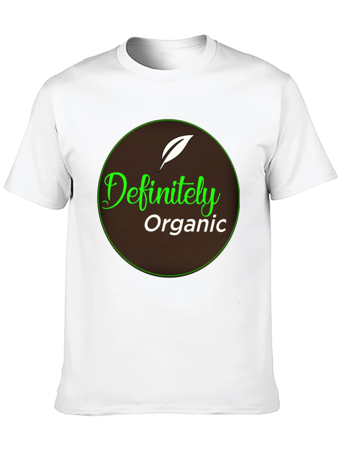 Definitely Organic Graphic Tee - Black