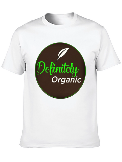 Definitely Organic Graphic Tee - Black