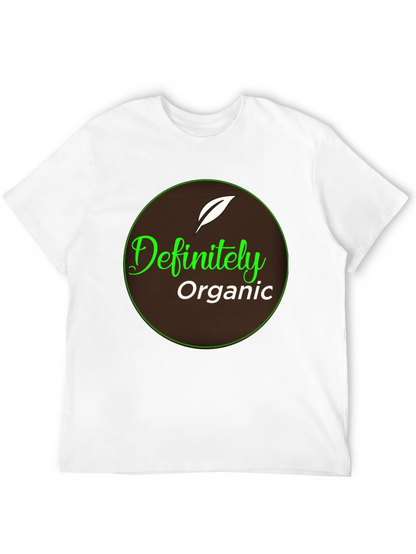 Definitely Organic Graphic Tee - Black