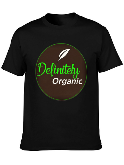 Definitely Organic Graphic Tee - Black