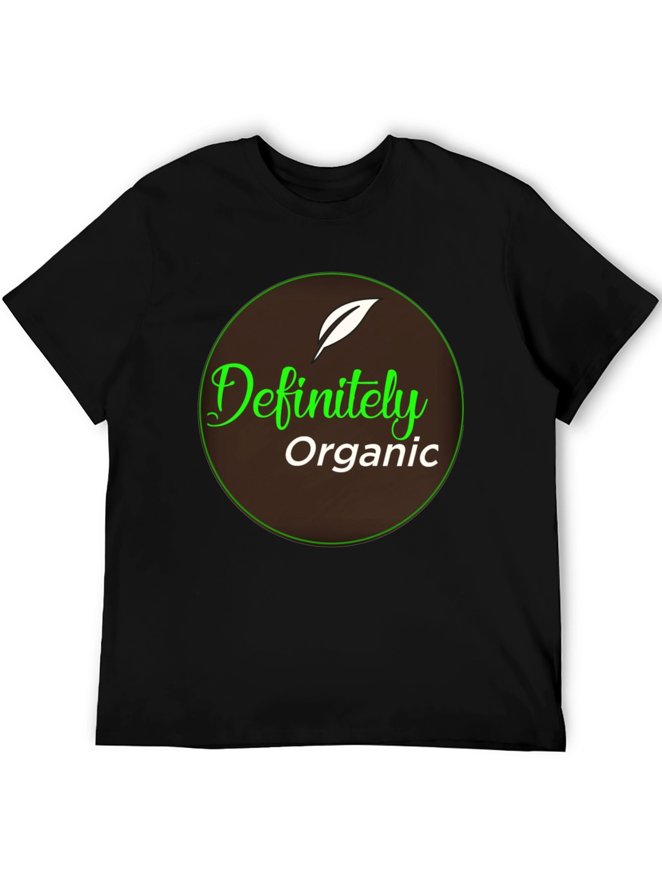 Definitely Organic Graphic Tee - Black